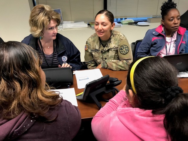 California Guardsmen serve as interpreters at FEMA centers helping victims of Northern California fires