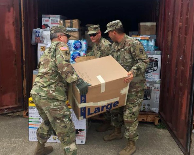 120th 'Bayonet' Brigade sends relief supplies to Puerto Rico