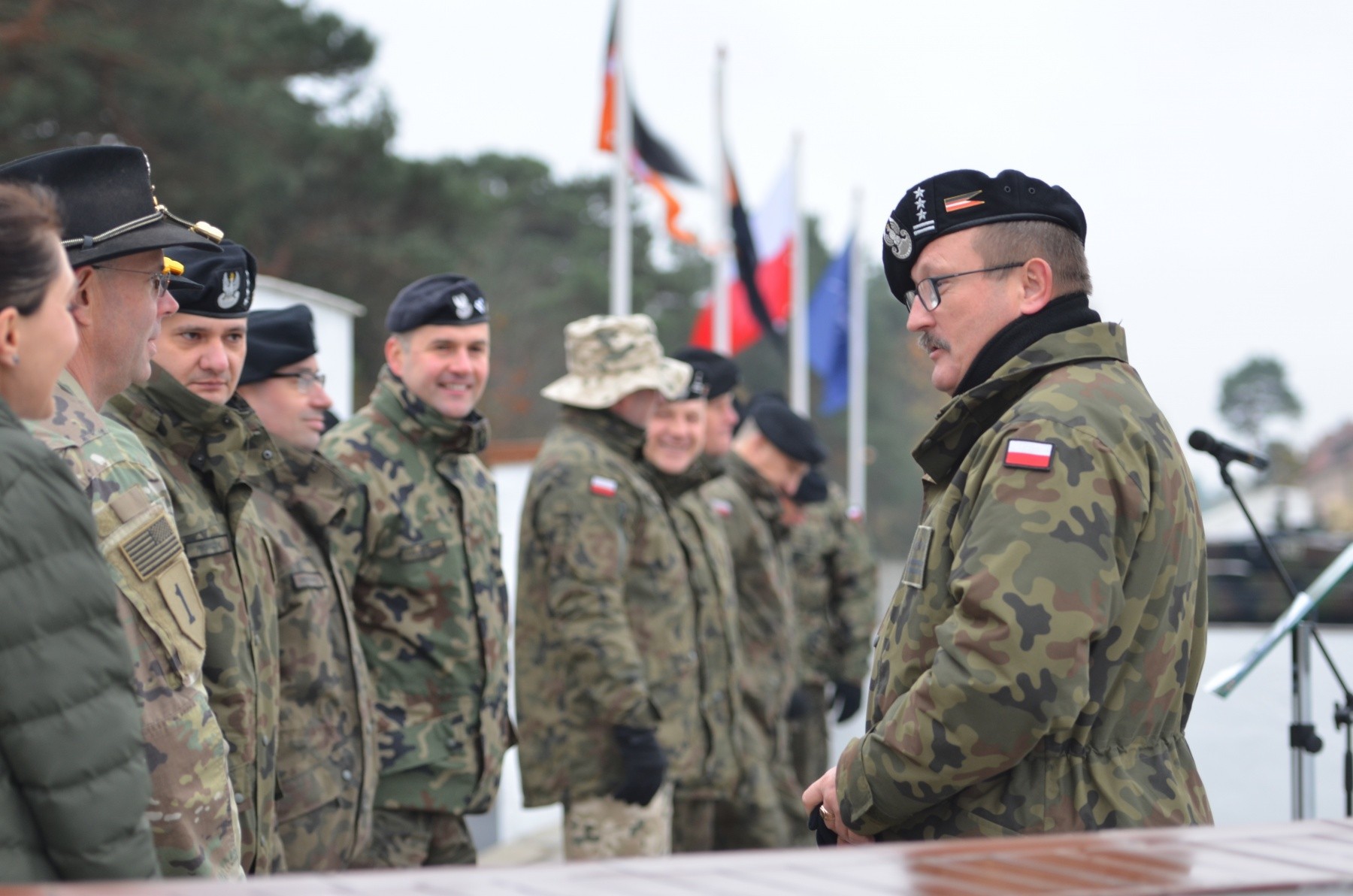 US and Polish Cavalry troops participate in Patch Ceremony | Article ...