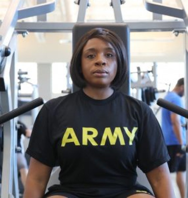 Sgt. 1st Class Anastasia Doctor serves as a master fitness trainer.