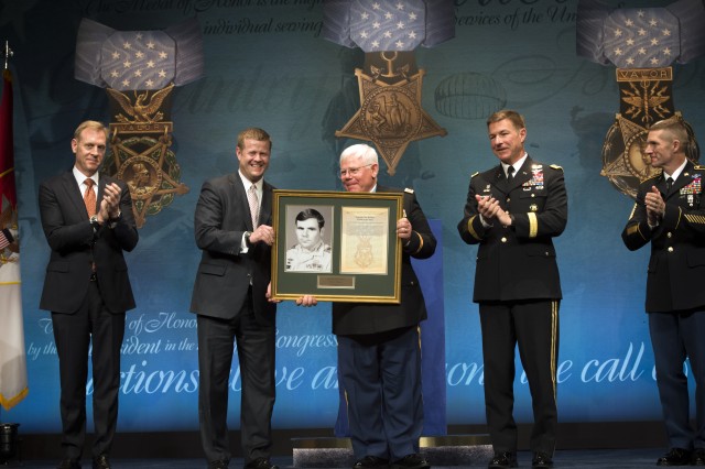 Medal of Honor recipient Capt. Mike Rose inducted into Hall of Heroes