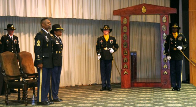 Wagonmasters conduct NCO induction ceremony