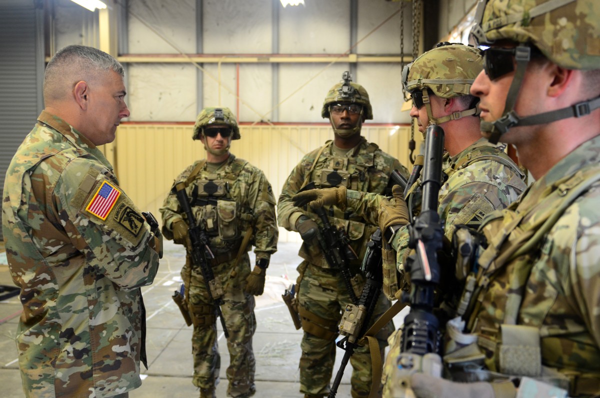 Xviii Abn Commander Visits Army's First Sfab 