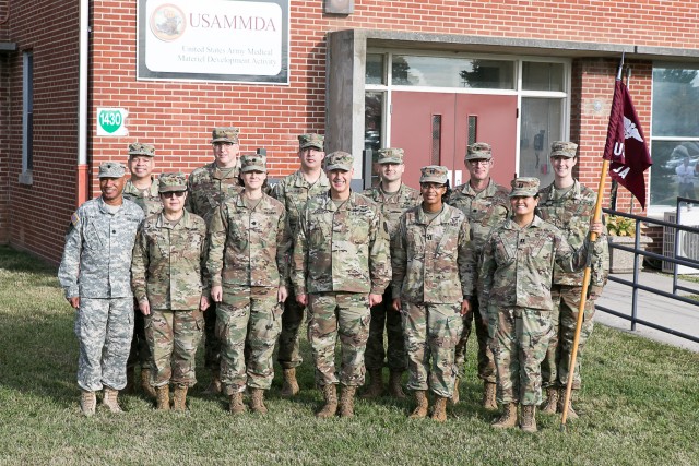 MSC Officers at USAMMDA