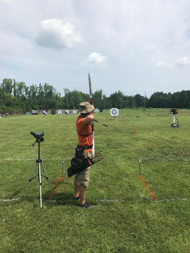 Staff Sgt. Li takes aim at the target