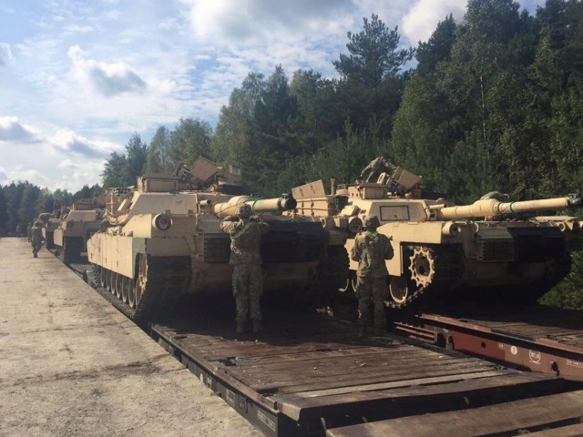Sustainment community flexes muscle during armor rotation