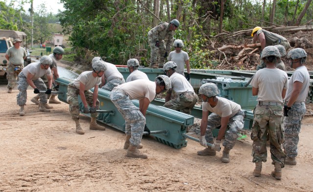 Army National Guard bridges the gap in Puerto Rico