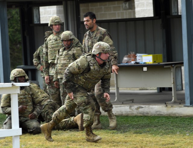 Pfc. Patterson leads Camp Humphreys Soldiers into stress shoot
