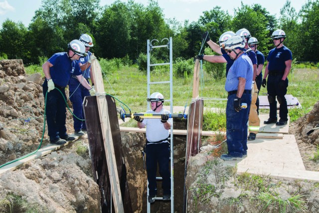Trench rescue: Firefighters hone skills to save lives