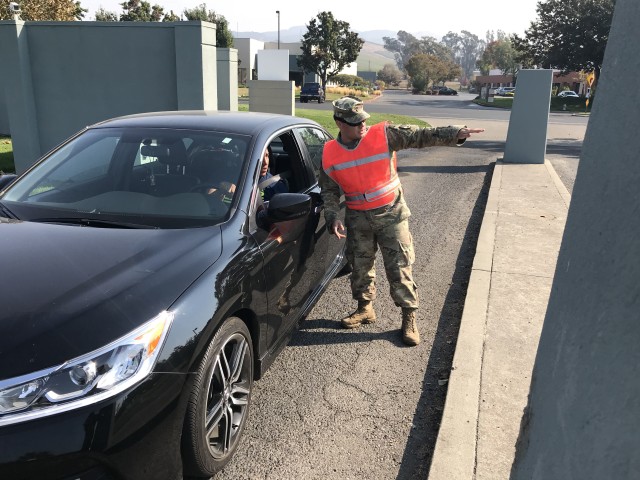 After the wildfire infernos, California Guard plays vital role at traffic checkpoints