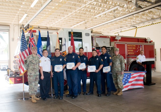 Federal Fire Department recognizes nine members
