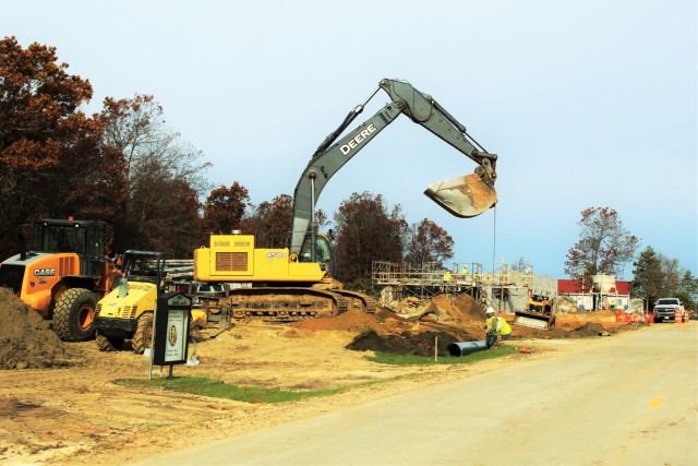 Construction on new Fort McCoy CYS admin, storage building continues