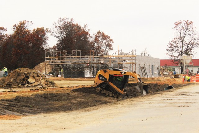 Construction on new Fort McCoy CYS admin, storage building continues