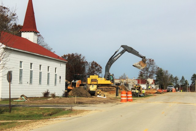 Construction on new Fort McCoy CYS admin, storage building continues