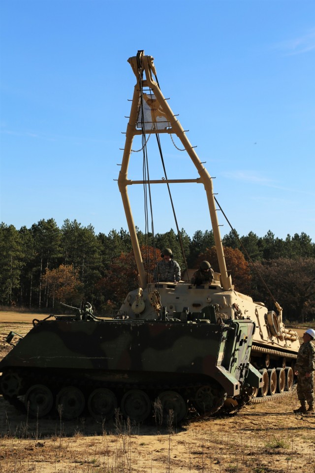 Fort McCoy's RTS-Maintenance holds first Tracked Vehicle Recovery Course