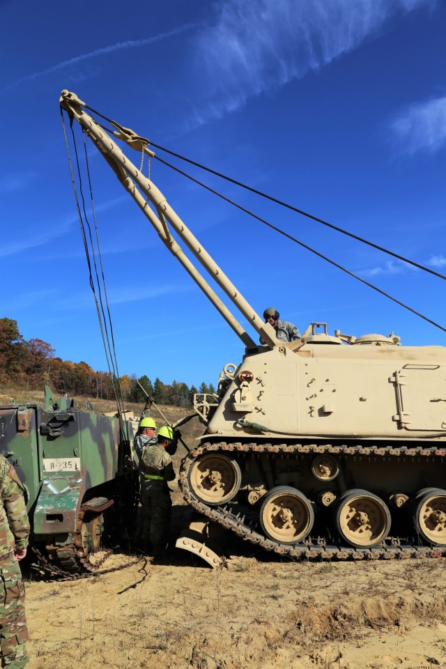 Fort McCoy's RTS-Maintenance holds first Tracked Vehicle Recovery Course