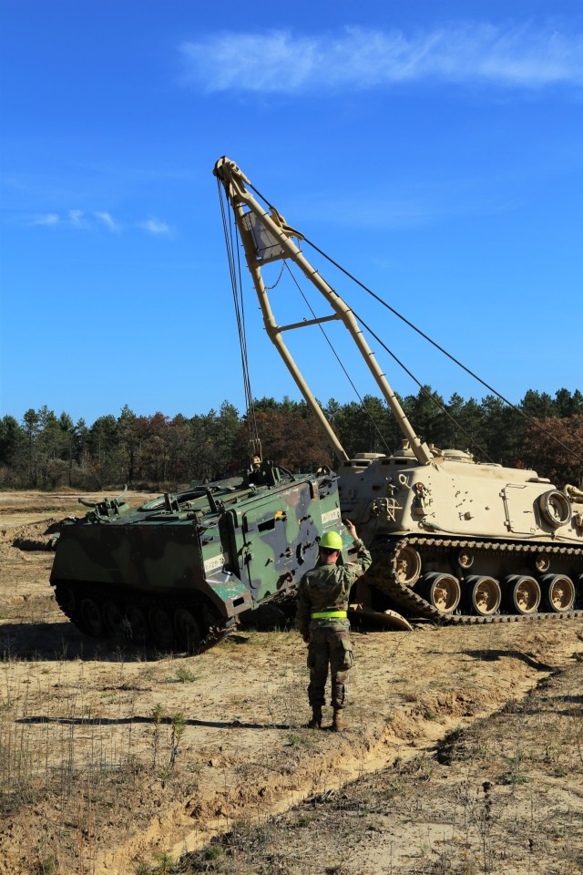 Fort McCoy's RTS-Maintenance holds first Tracked Vehicle Recovery Course