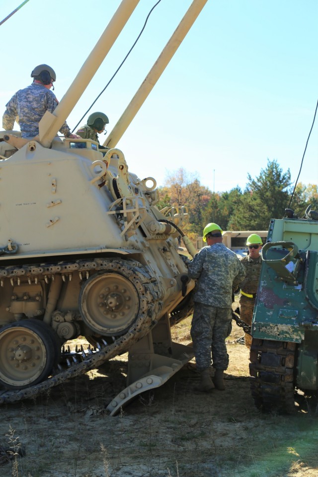 Fort McCoy's RTS-Maintenance holds first Tracked Vehicle Recovery Course