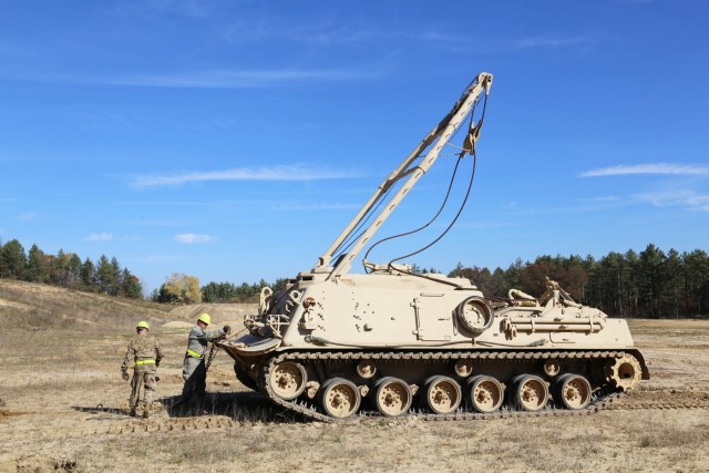 Fort McCoy's RTS-Maintenance holds first Tracked Vehicle Recovery