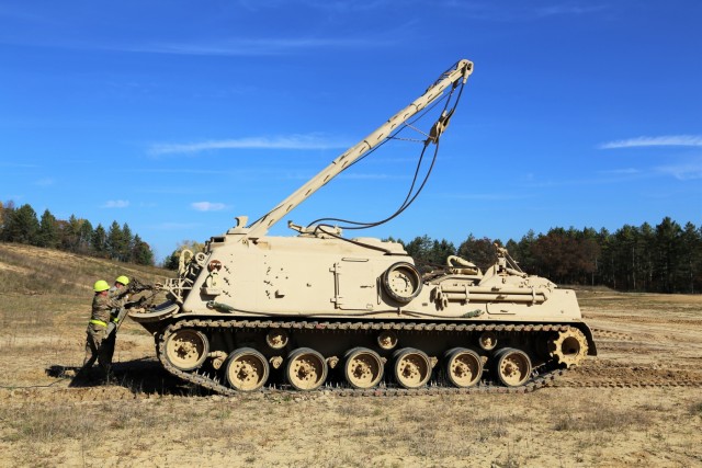Fort McCoy's RTS-Maintenance holds first Tracked Vehicle Recovery Course