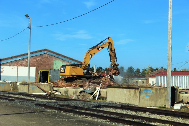 Contractors remove decades-old buildings on Fort McCoy's cantonment area