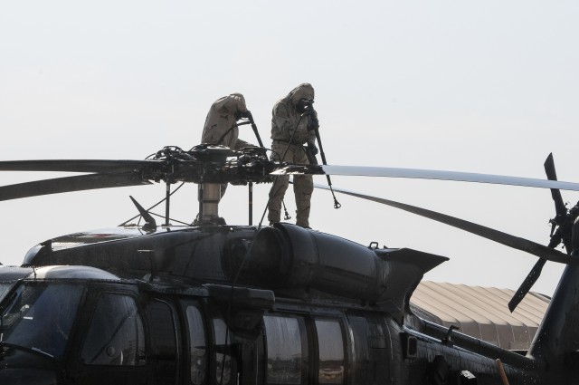 Task Force Wraith conducts CBRN training