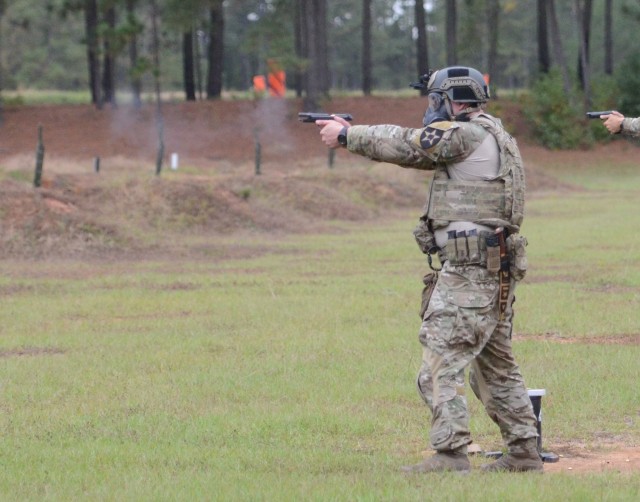 Ghost Brigade Soldiers compete for best small arms marksman