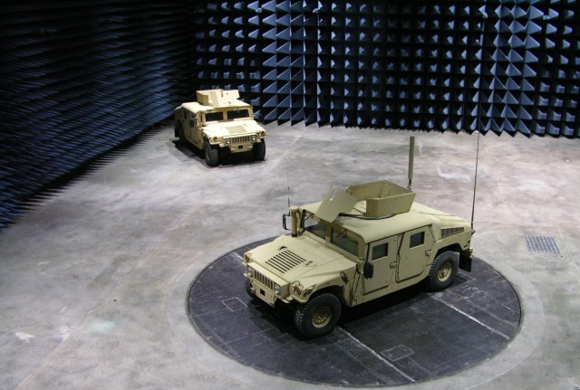 PNT test on Humvee