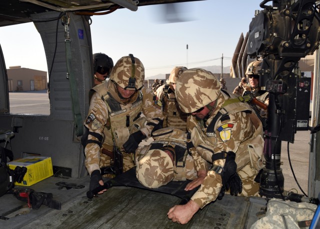Task Force Marauder conducts training with Romanian Armed Forces