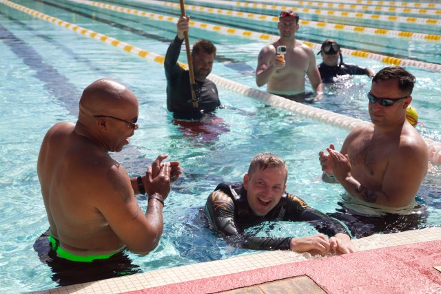 U.S. Army Pacific wounded warriors bring on the motivation during Pacific Regional Trials week