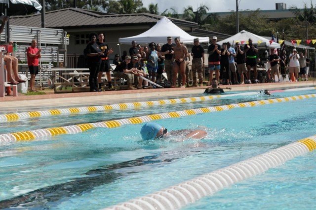 U.S. Army Pacific wounded warriors bring on the motivation during Pacific Regional Trials week