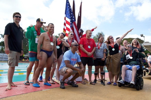 U.S. Army Pacific wounded warriors bring on the motivation during Pacific Regional Trials week