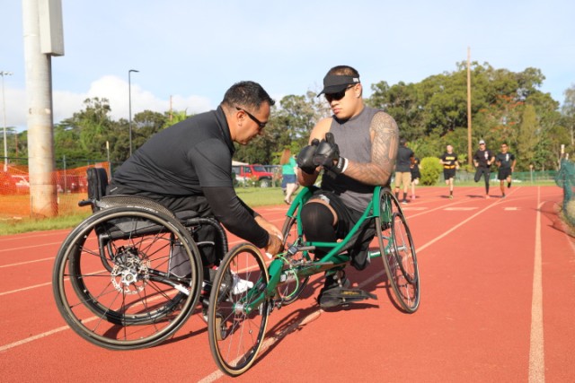 Adaptive sports track coach sets up athletes for success