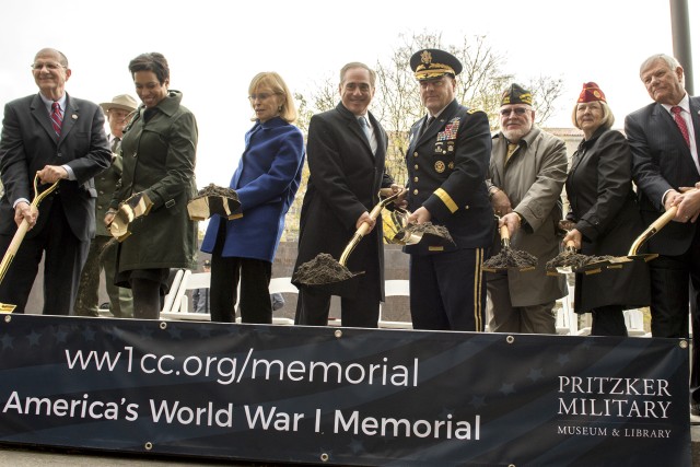 In nation's capital, ground officially broken for national memorial to World War I