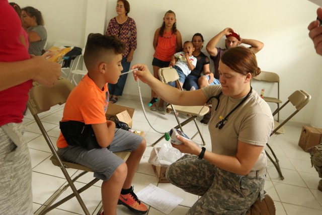 Ohio National Guard provides field medical care in Puerto Rico