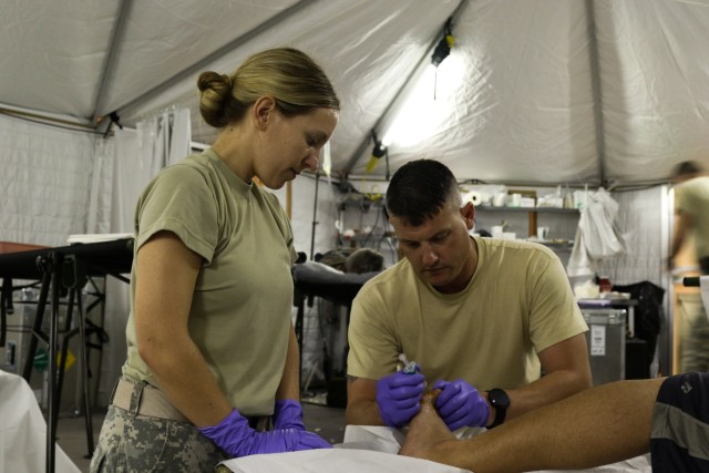 Ohio National Guard provides field medical care in Puerto Rico