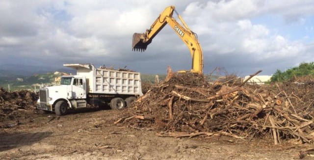 USACE practices sustainability in its debris removal efforts in Puerto Rico