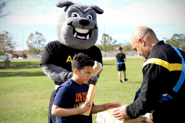 Dog-faced Families participate in Family fun day during Marne Week