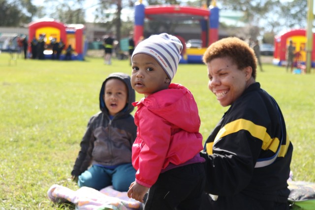 Dog-faced Families participate in Family fun day during Marne Week