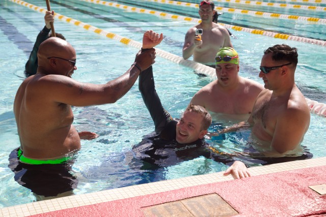 Wounded warriors gain more than medals from Pacific Regional Trials swim competitions