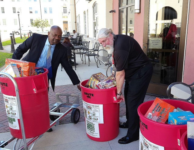 Billie Gladney leads 2017 IMCOM/AEC Food Drive