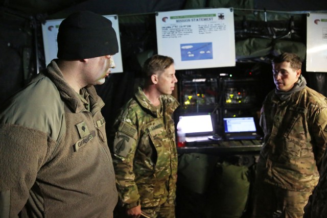 US Army Signal Soldiers support multinational exercise Allied Spirit VII