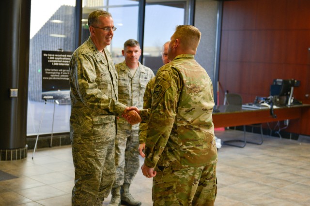 USSTRATCOM commander visits SMDC/ARSTRAT in Colorado Springs