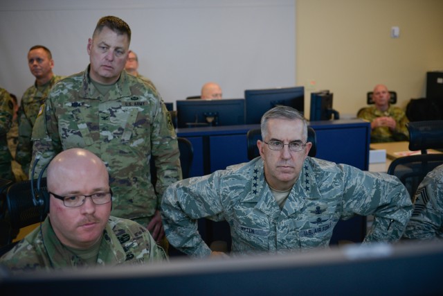 USSTRATCOM commander visits SMDC/ARSTRAT in Colorado Springs
