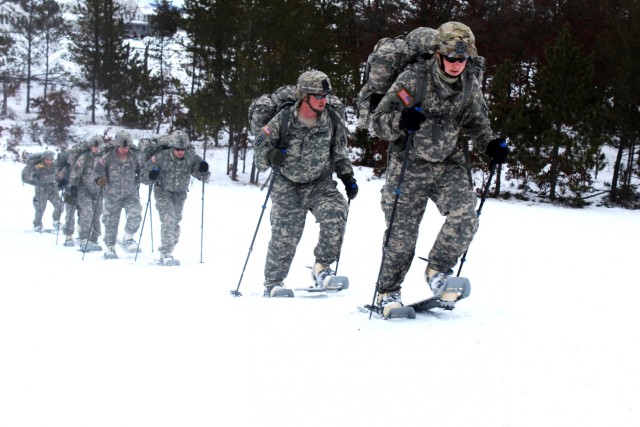 Soldiers build skills during Cold-Weather Operations Course at Fort McCoy