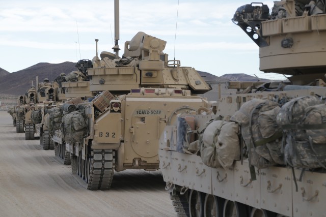 Ironhorse Brigade tests its mettle at the National Training Center