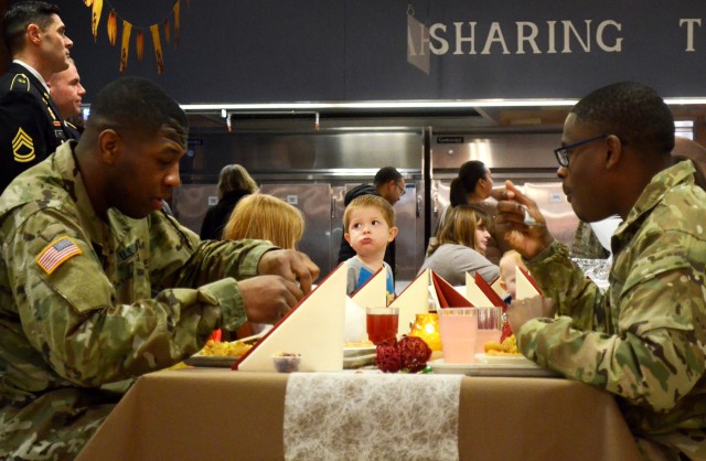 Thanksgiving fixins' German style at JMRC