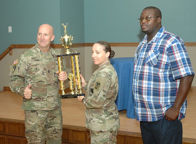 554th Engr. Bn., 14th MP Bde. claim top sports awards