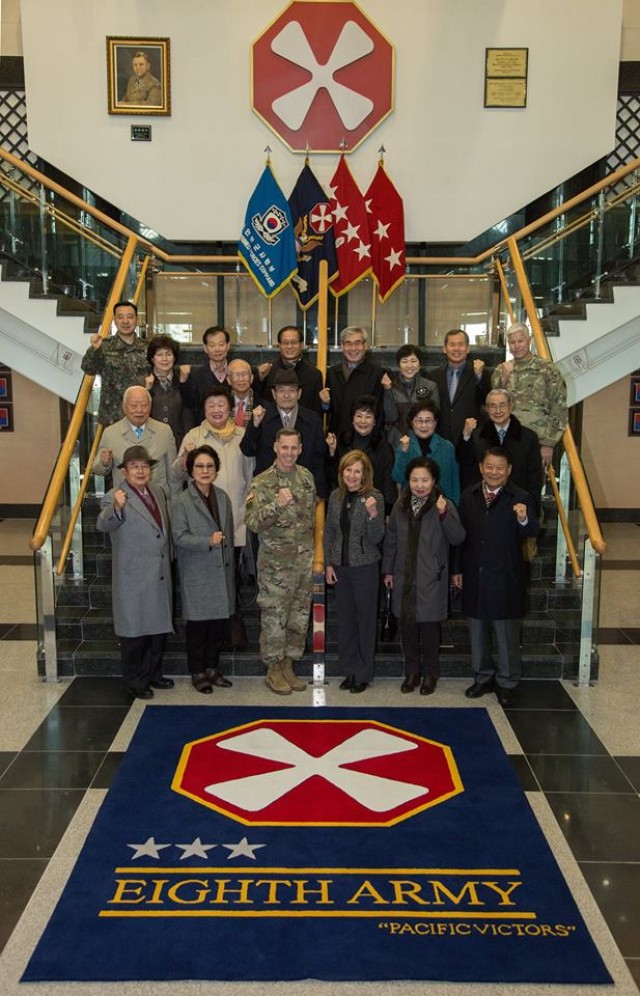 Maj. Gen. Vandal hosted past Combined Forced Command deputy commanders