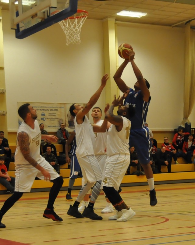 SHAPE team plays against French team in SHAPE IBT